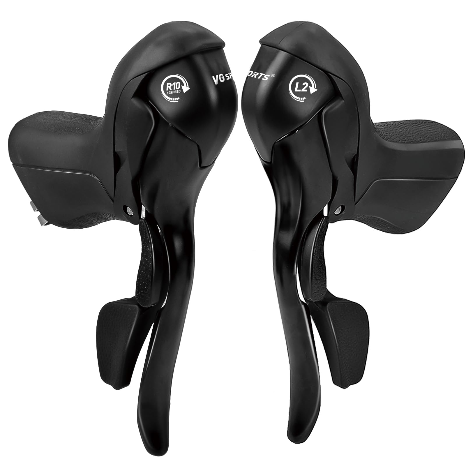 VG SPORTS 1/2 x 8/9/10 Speed Shift Lever & Rear Derailleur & Front Derailluer for Road Bike - Image 3