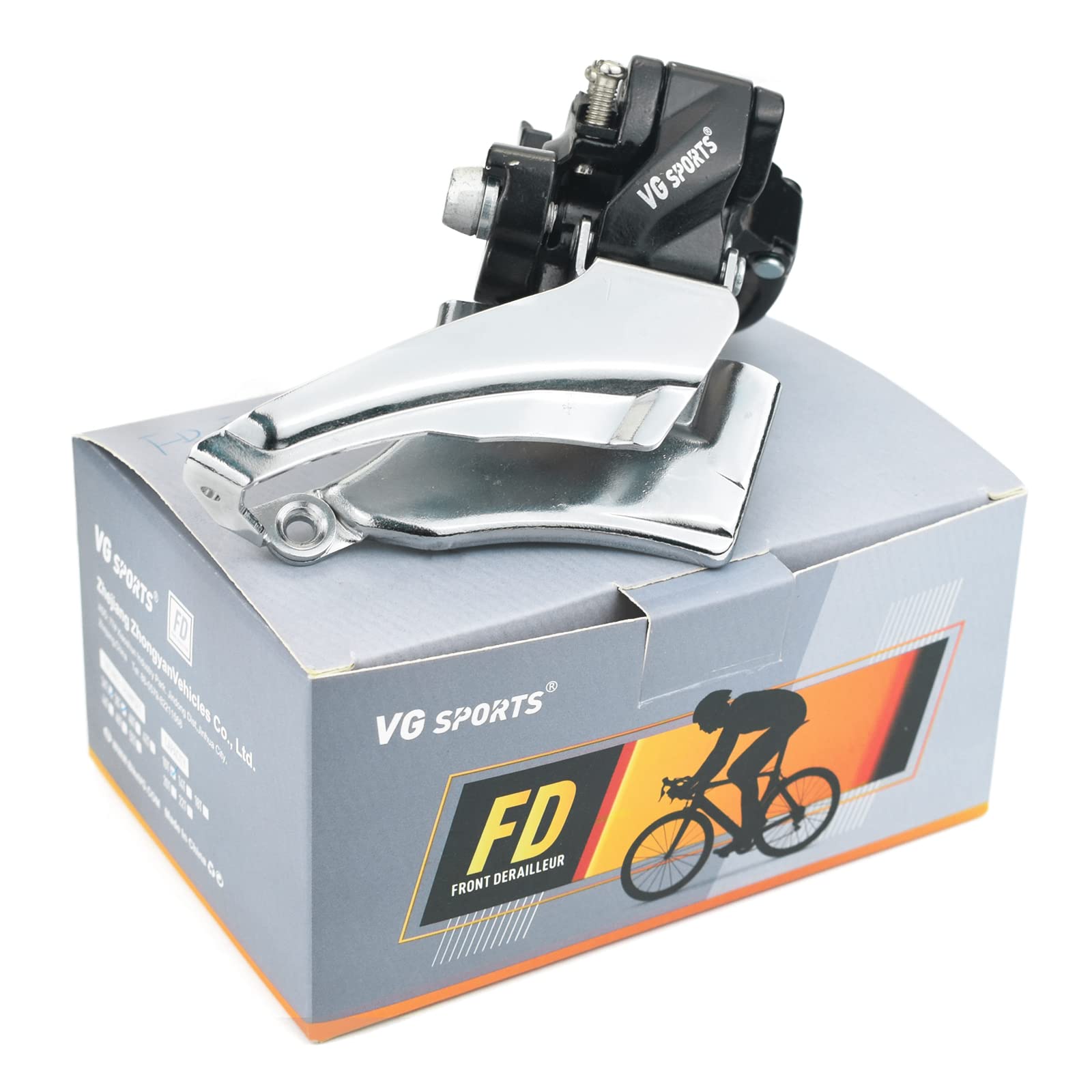 VG SPORTS 2/3 Speed Front Derailleurs Compatible with top or Bottom Routing for Road Bike MTB BMX with Adjust Clamp - Image 6