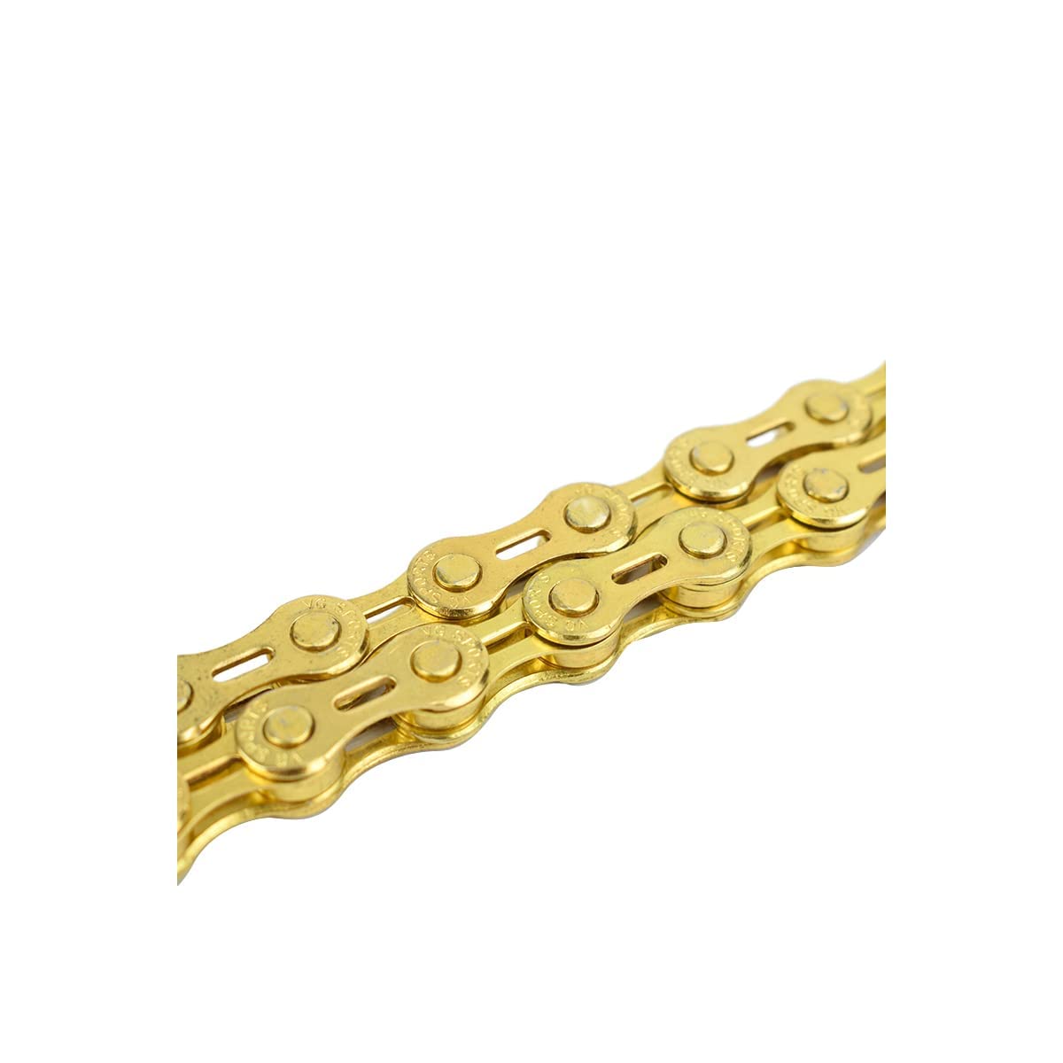 VG SPORTS 6/7/8/9/10/11 Speed Bike Chains,Half Hollow/Full Hollow Lightweight Bicycle Chains for Road Bike/MTB/BMX,Silver/Gold/Titanium/Rainbow 116 Links with Missing Link - Image 4