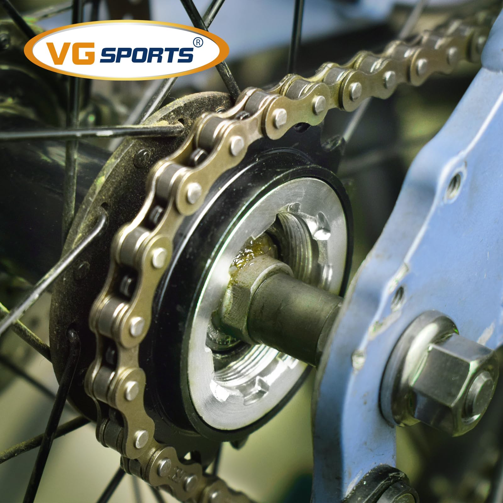 VG SPORTS Single Speed Bike Freewheel, Compatible with 1/2'' x 1/8'' Bicycle Freewheel Threaded Type Freehub Replacement Parts - Image 5